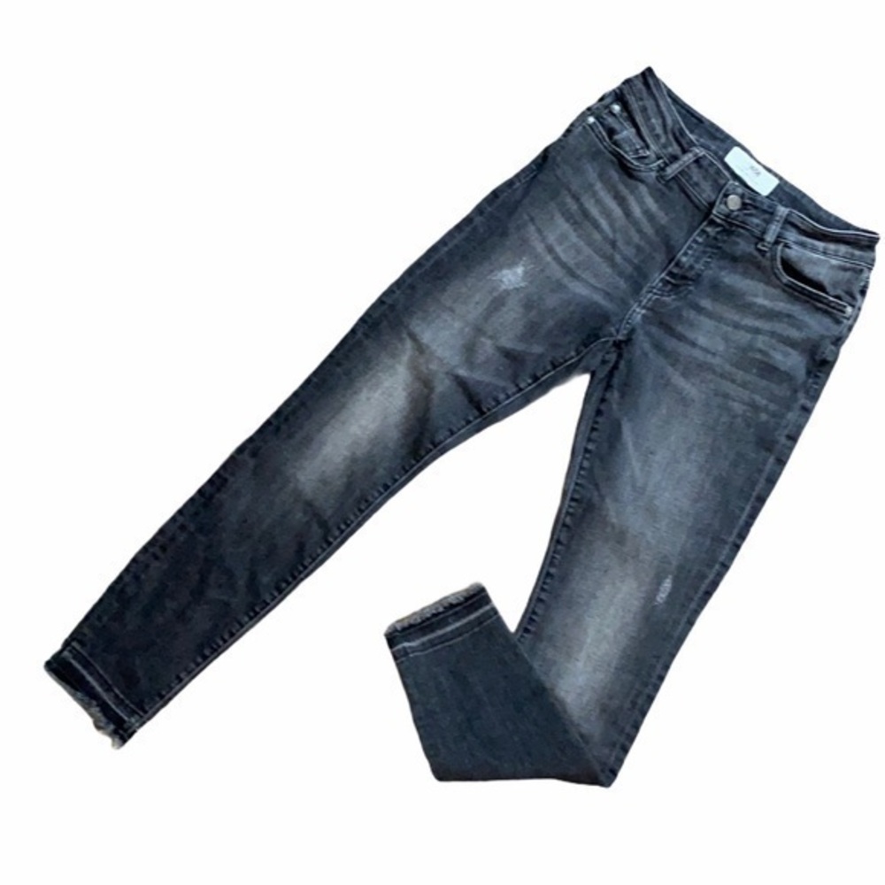 M1858 Kristen ankle raw hem jeans size 27